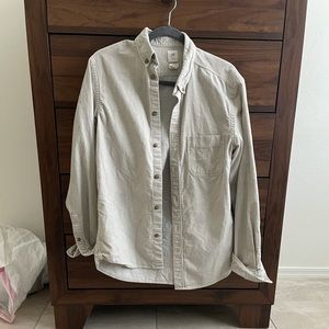 tan button up corduroy jacket